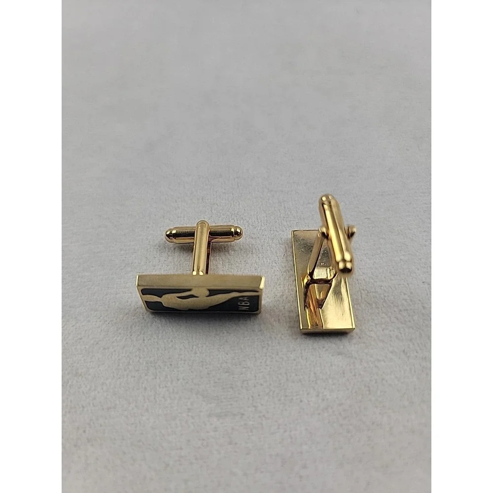 NBA Basketball Cufflinks In Gold